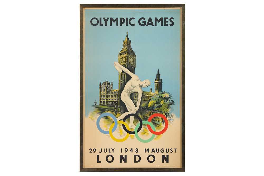 Lot 40 - 1948 OLYMPIC GAMES: An official poster for the...