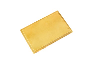 Lot 109 - A gold cigarette case, by Bentley & Skinner,...