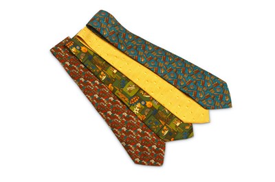 Lot 156 - Four Designer Silk Ties