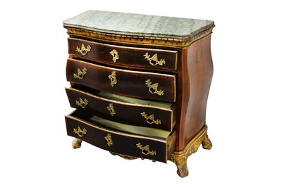 Lot 136 - A 19th Century Continental walnut and parcel...