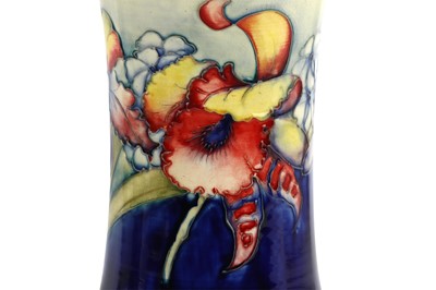 Lot 83 - William Moorcroft, 'Orchid' a table lamp,...