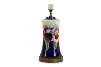 Lot 83 - William Moorcroft, 'Orchid' a table lamp,...