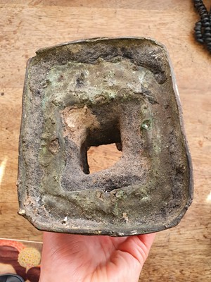 Lot 414 - A THAI BRONZE BUDDHIST SCULPTURE.