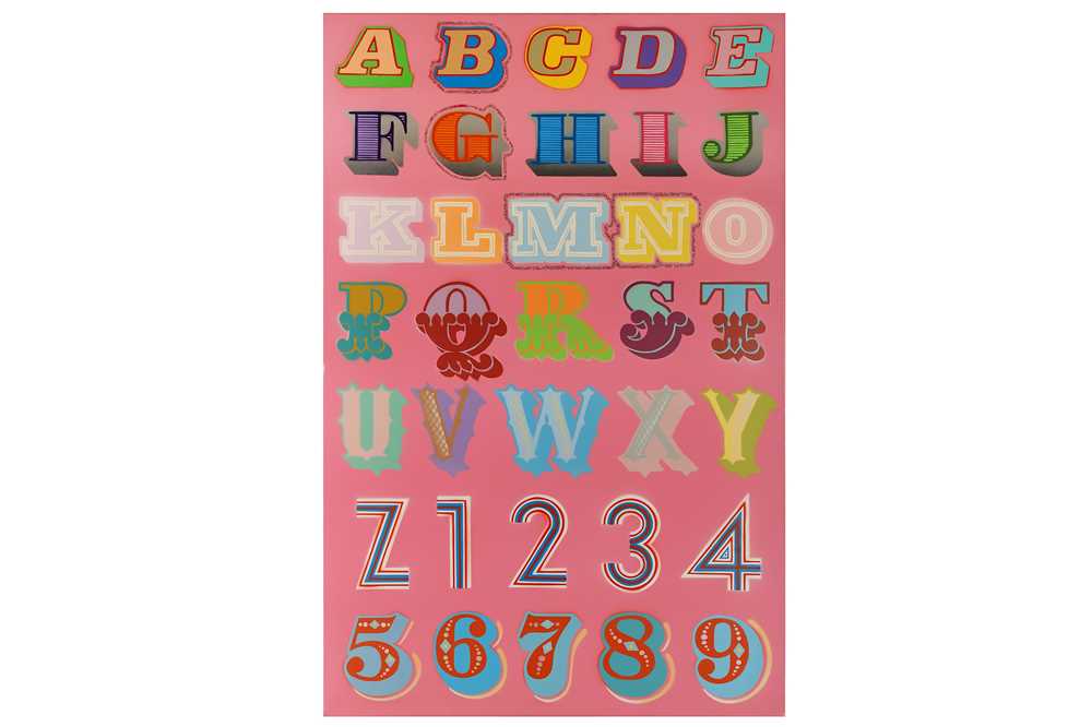 Lot 434 - Ben Eine (British, b.1970) '7 Styles Alphabet'...