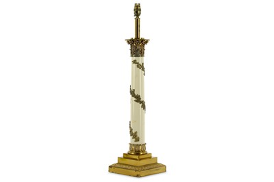 Lot 106 - A contemporary table lamp in the 19th Century...