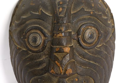 Lot 308 - A South-Pacific Mask  20th century Of oval...