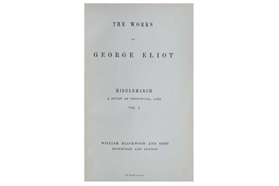 Lot 16 - Eliot (George) The Works, 24 vol., Cabinet...