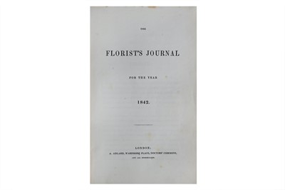 Lot 8 - Botany.- The Florist’s Journal for the year...