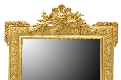 Lot 156 - A late 19th Century gilt mirror, of...