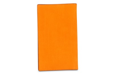 Lot 20 - Hermes Orange Suede Agenda Cover Vision II