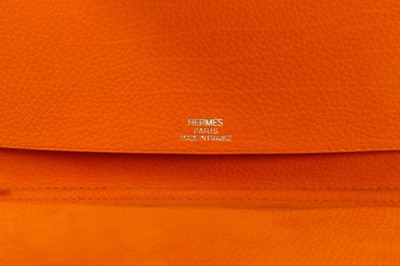 Lot 20 - Hermes Orange Suede Agenda Cover Vision II