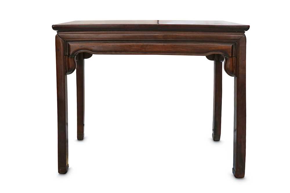 Lot 461 - A CHINESE WOOD TABLE. With a rectangular top...