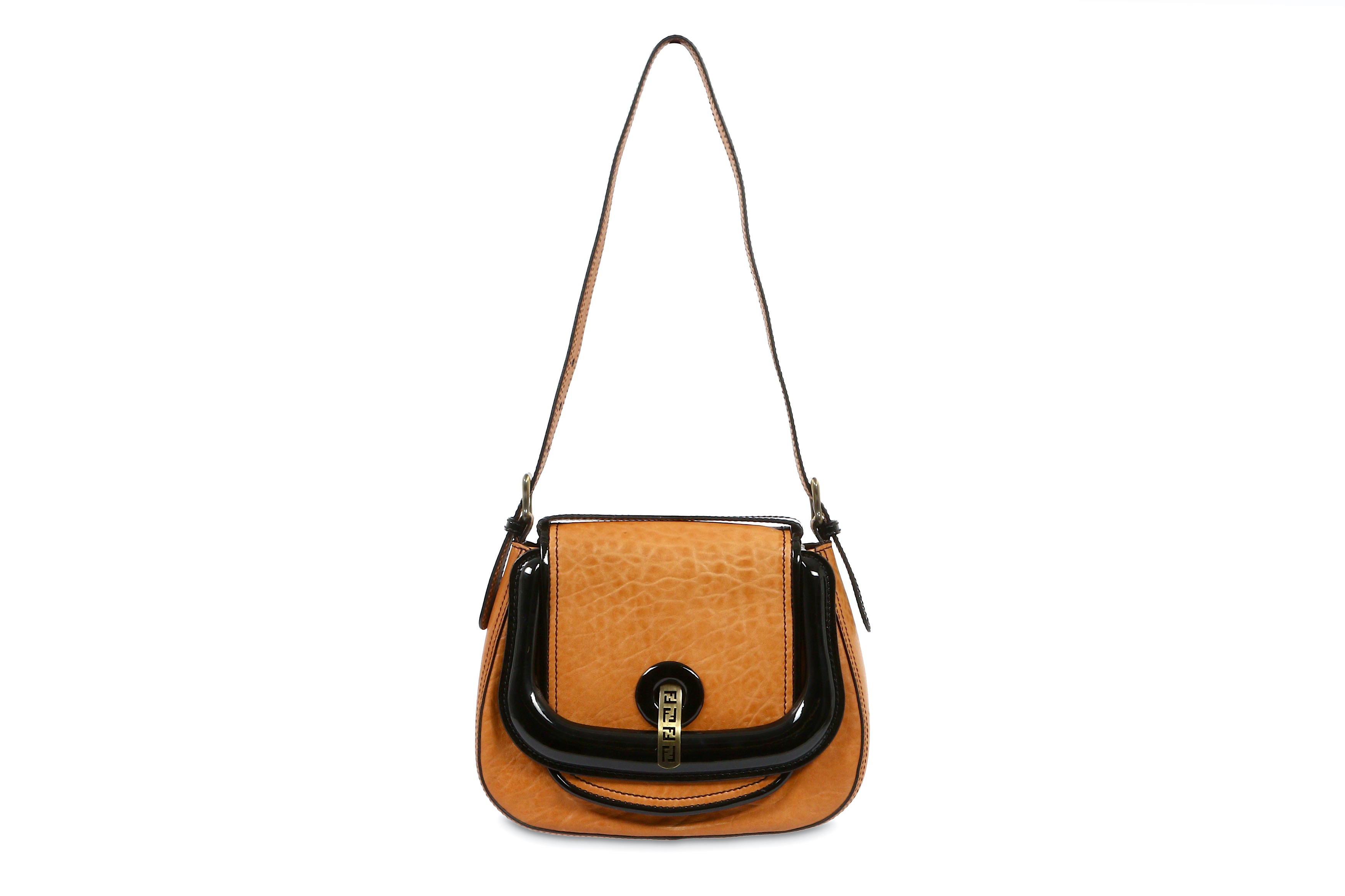 Lot 264 Fendi Single Buckle Shoulder B Bag