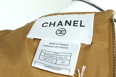 Lot 15 - Chanel Tan Suede Top - size 40
