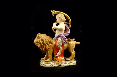 Lot 84 - A Meissen porcelain figure modelled as a...