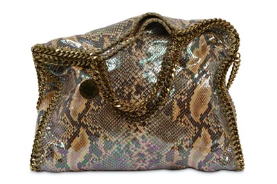 Lot 328 - Stella McCartney Beige Python Falabella Tote