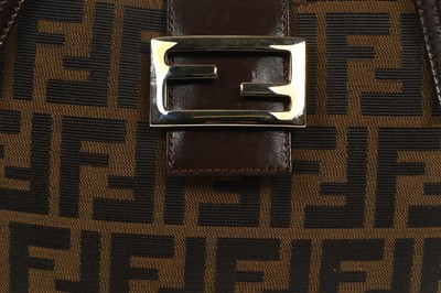 Lot 261 - Fendi Round Zucca Print Shoulder Bag