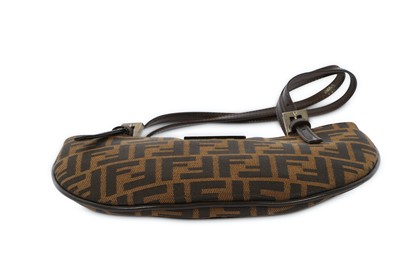 Lot 261 - Fendi Round Zucca Print Shoulder Bag