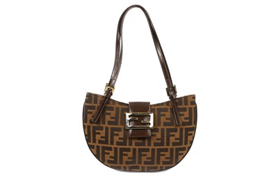 Fendi Zucca Pattern Print Shoulder Bag