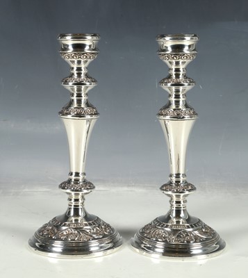 Lot 256 - A pair of Victorian style hallmarked silver...