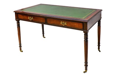 Lot 148 - A late 19th Century mahogany writing table...