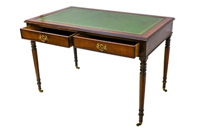 Lot 148 - A late 19th Century mahogany writing table...