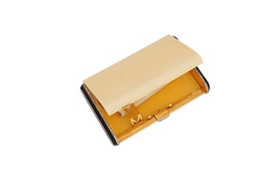 Lot 140 - An ivory and diamond cigarette case, by Mappin...