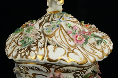 Lot 117 - A Continental porcelain figure of a courting...
