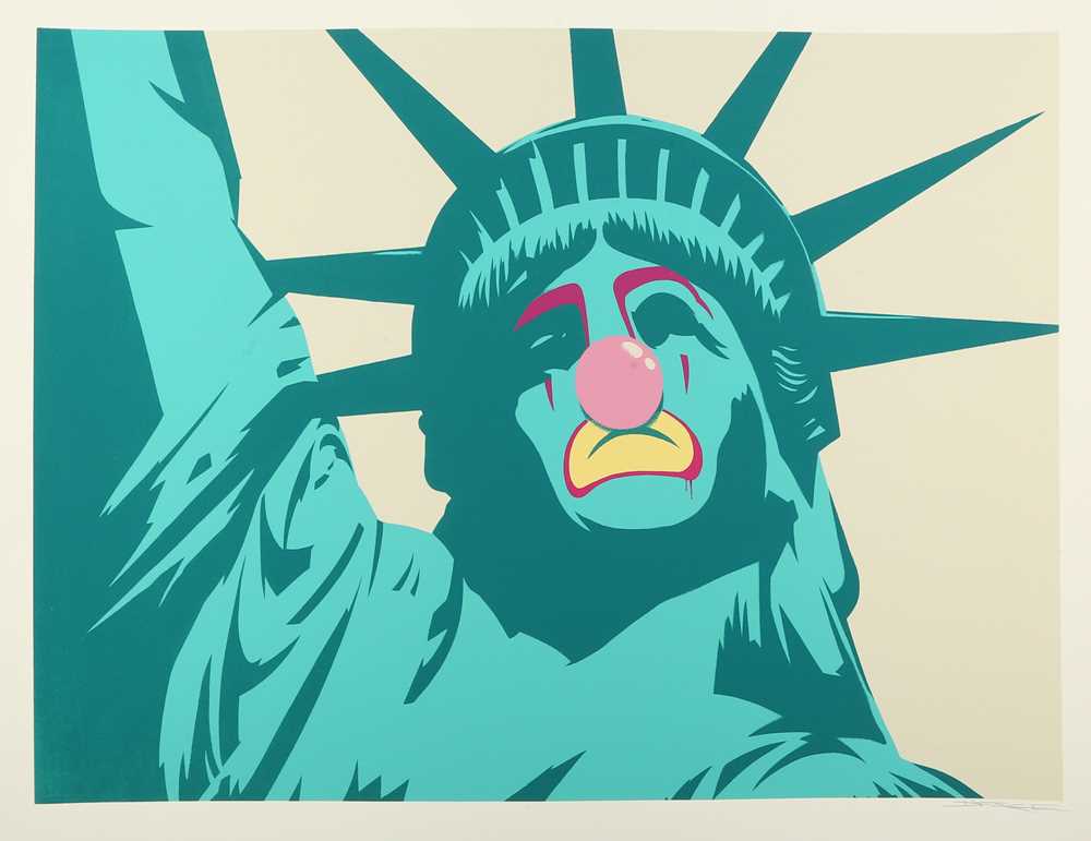 Lot 403 - D*Face (British b.1978) 'Statue Of Liberty'...