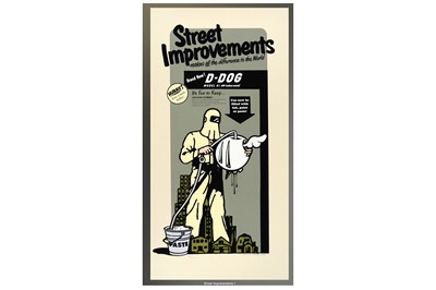 Lot 475 - D*Face (British, b.1978) 'Street Improvements -...