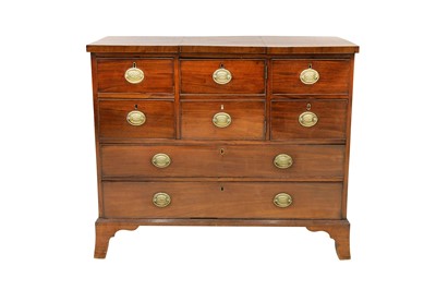 Lot 353 - A Regency mahogany gentleman's dressing chest,...