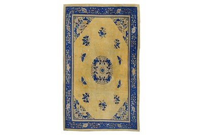 Lot 378 - A Chinese Carpet, the centre woven with a...