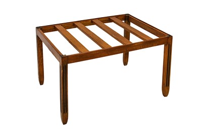 Lot 446 - A 20th Century oak and beech luggage rack,...