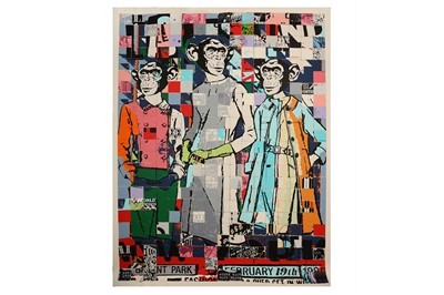 Lot 541 - Faile (Collective) 'Fashion Chimps NYC' 2011...