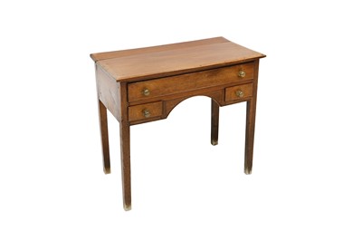 Lot 369 - A George III mahogany Side Table, with three...