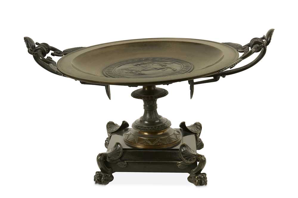 Lot 273 - A LATE 19TH CENTURY NEO-GREC STYLE BRONZE...