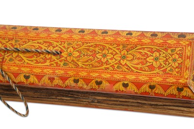 Lot 302 - A PALM-LEAF MANUSCRIPT WITH LACQUERED BOOK COVERS