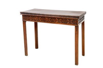 Lot 418 - A George III mahogany Card table in the...