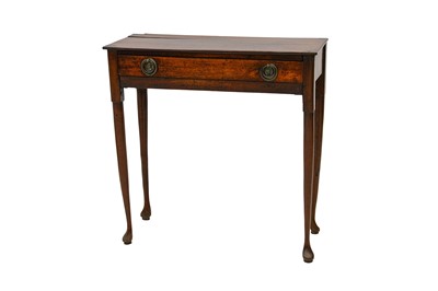 Lot 410 - A George II provincial mahogany side table of...
