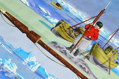 Lot 256 - Hermes 'Gronland' Silk Scarf