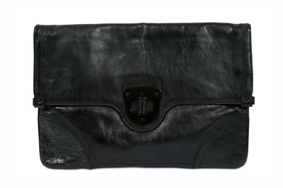 Lot 454 - Alexander McQueen Black Flapper Clutch