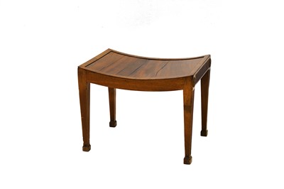Lot 412 - A George III mahogany stool in the manner of...