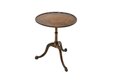 Lot 437 - A 19th Century mahogany tripod table with a...