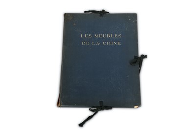 Lot 609 - LES MEUBLES DE LA CHINE. 1922. Paris,...