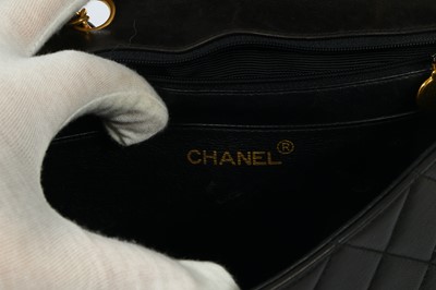 Lot 390 - Chanel Black Flap Bag