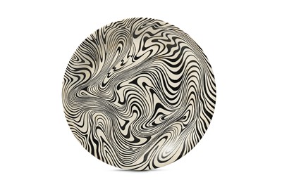 Lot 110 - PIERRO FORNASETTI:  A monochrome swirl design...
