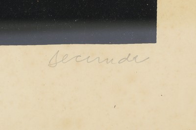 Lot 183 - ARTHUR SECUNDA Notte Luganese Screen print,...