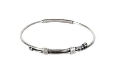 Lot 488 - WITHDRAWN A Gucci sterling silver bracelet...