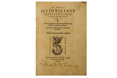 Lot 37 - Latin Classics.- Quintilianus (Marcus Fabius)