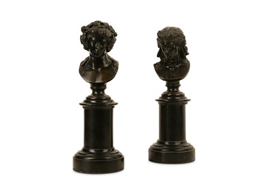 Lot 123 - A PAIR OF LATE 19TH CENTURY FRENCH BRONZE...